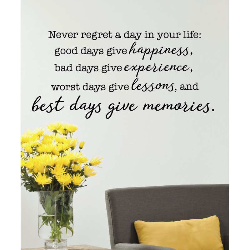 Text & Numbers Wall Decal