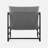 Reagle Modern Metal Framed Sling Accent Chair-81655793
