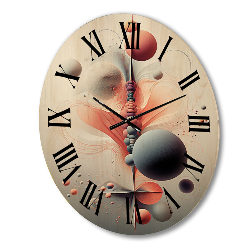 Thurstone Solid Wood Wall Clock, Large
