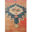 Tapis de couloir rétro vintage style village turc orange 2 pi 9 po x 10 pi 1 po Vintage