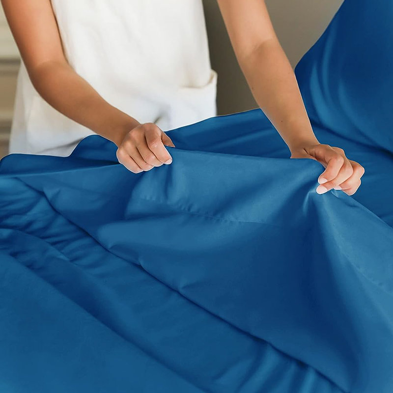 Premium Cooling, Soft & Wrinkle Free Sheet Set - Ultra Soft & Premium Hotel Luxury Bed Sheet Set, Royal Blue