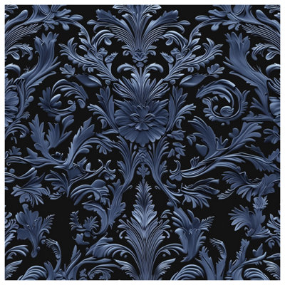 Ornate Floral Damask Comforter