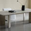 Table en bois massif chêne blanc vieilli-469562862