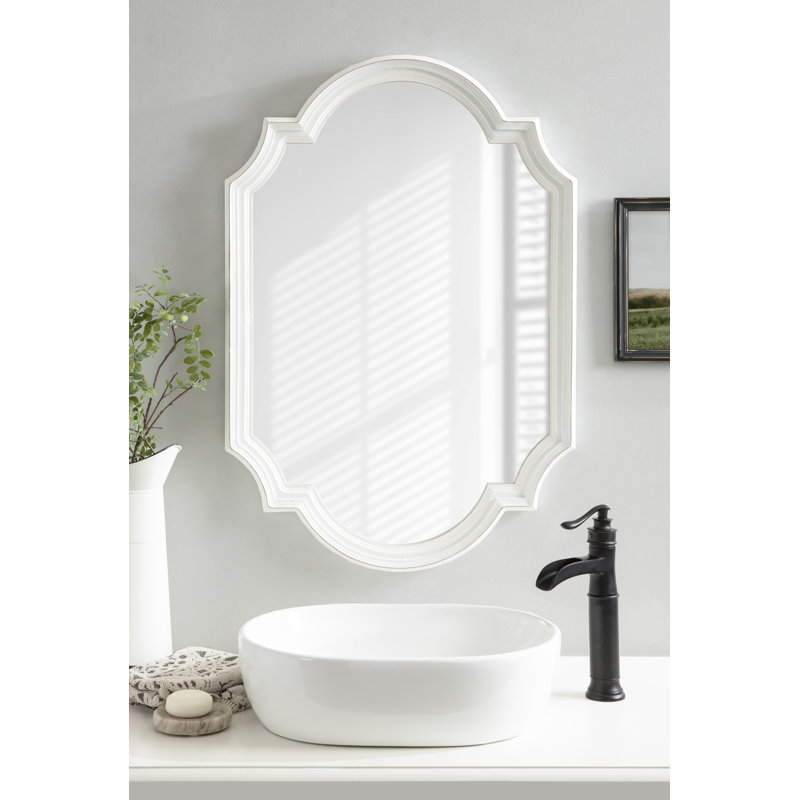Second Avenue MDF Mirror, White, 36" x 24"