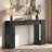47.2'' Console Table Hallway Foyer Table with 2 Open Side Shelf