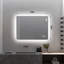 LED Bathroom Mirror with 3 Colour Lighting Dimmable Anti Fog HD Shatter Resistant Wall Mounted-1071935579