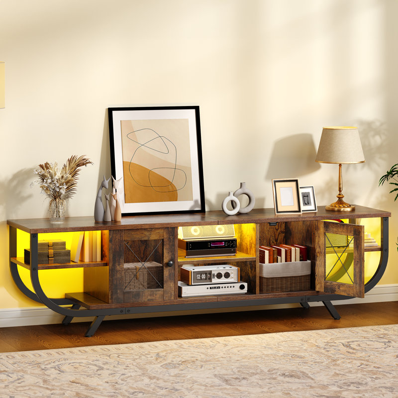 Unfinished TV Stand, Brown, 45cm H x 160cm L x 35cm W