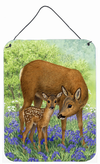 « cerf & fauve » par sarah adams, reproduction d’art sur plaque