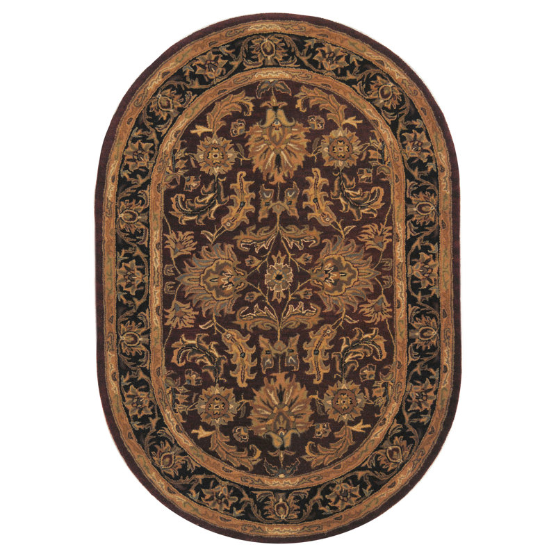 Cranmore Hand Tufted Wool Oriental Rug, Oval 7'6" x 9'6"