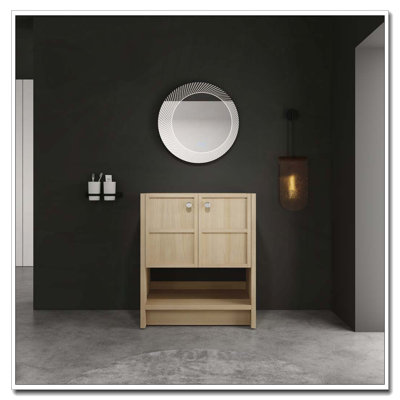 Freestanding Bathroom Vanity With Soft Closing Doors Without Sink