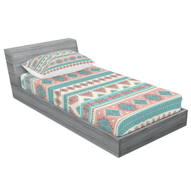 Microfiber Geometric Sheet Set