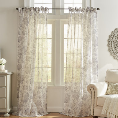 Arly Sheer Single Curtain Panel