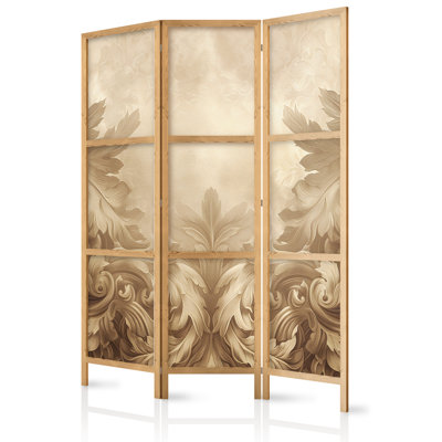 171cm H Solid Wood Folding Room Divider