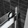 79'' W x 4'' H Shower Door with Glass
