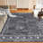 Washable Modern Carpet Chic Bordered Area Rugs for Dining Room-869571745