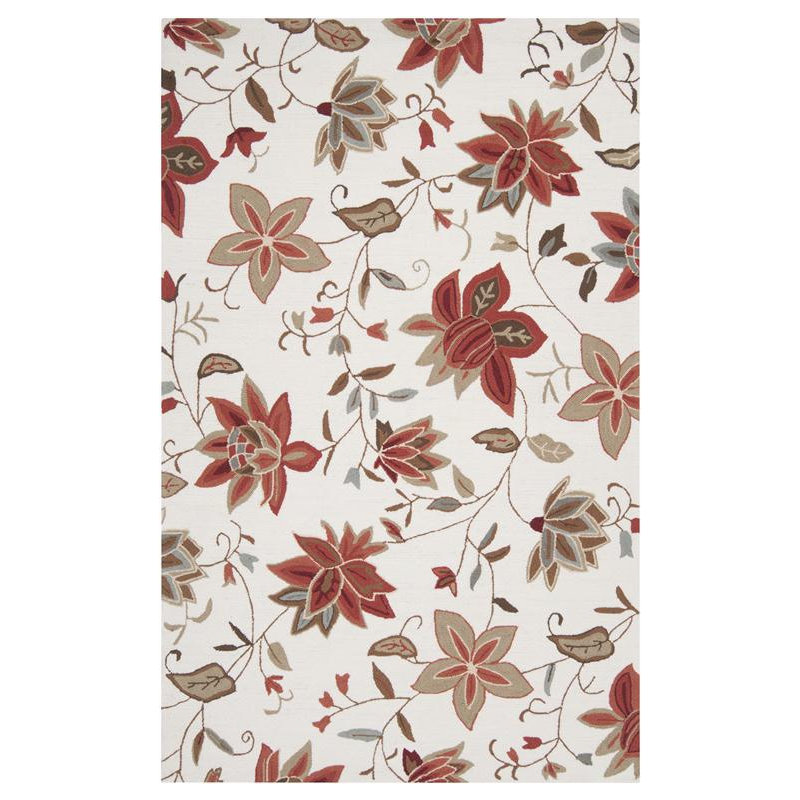 Amorra Floral Indoor Rug, Rectangle 2' x 2'9"