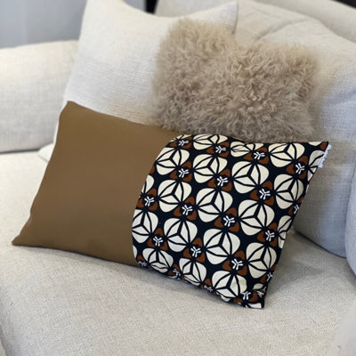 Feather Outdoor Reversible Throw Pillow