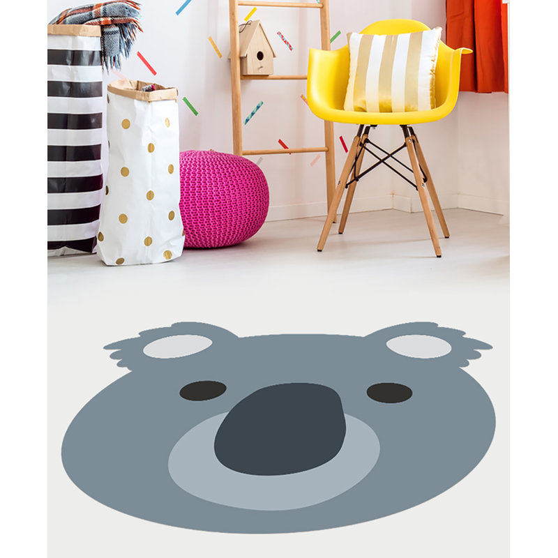 Vinyl Machine Printed Area Rug, Rectangle 138 x 160cm