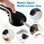 Pomme de douche double haute pression combinée, pomme de douche à pluie avec douchette, barre coulissante sans perçage de 26 po, boyau de 5 pi et inverseur à 3 voies, noir mat, valve non incluse-134490933