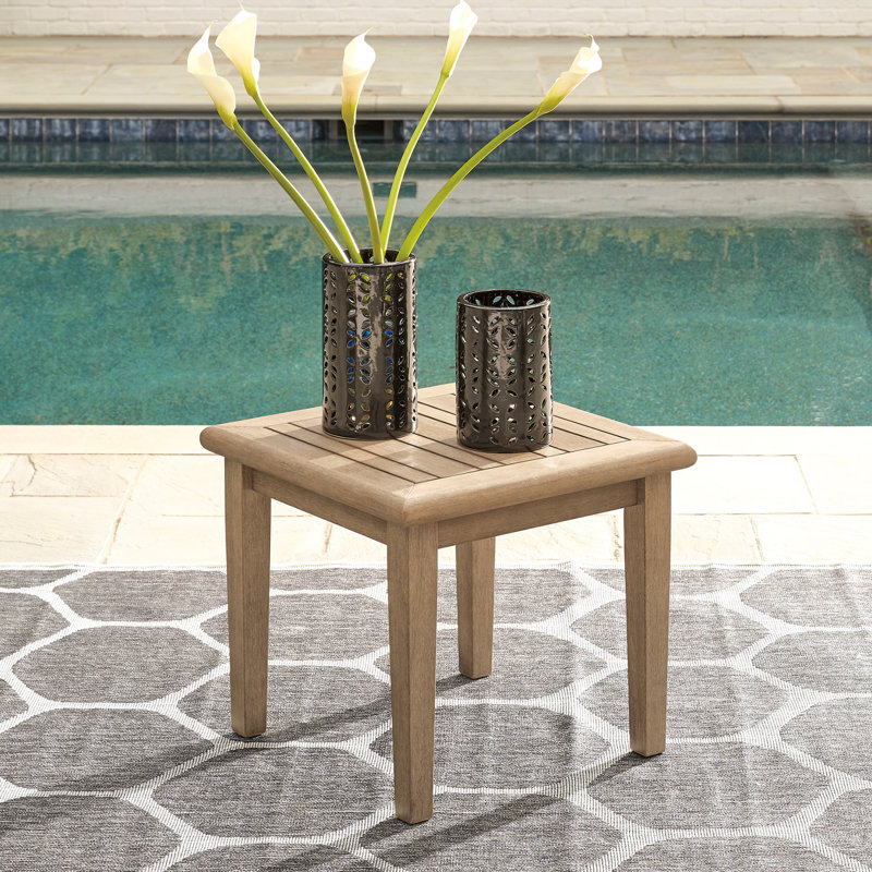 Gundrath Solid Wood End Table