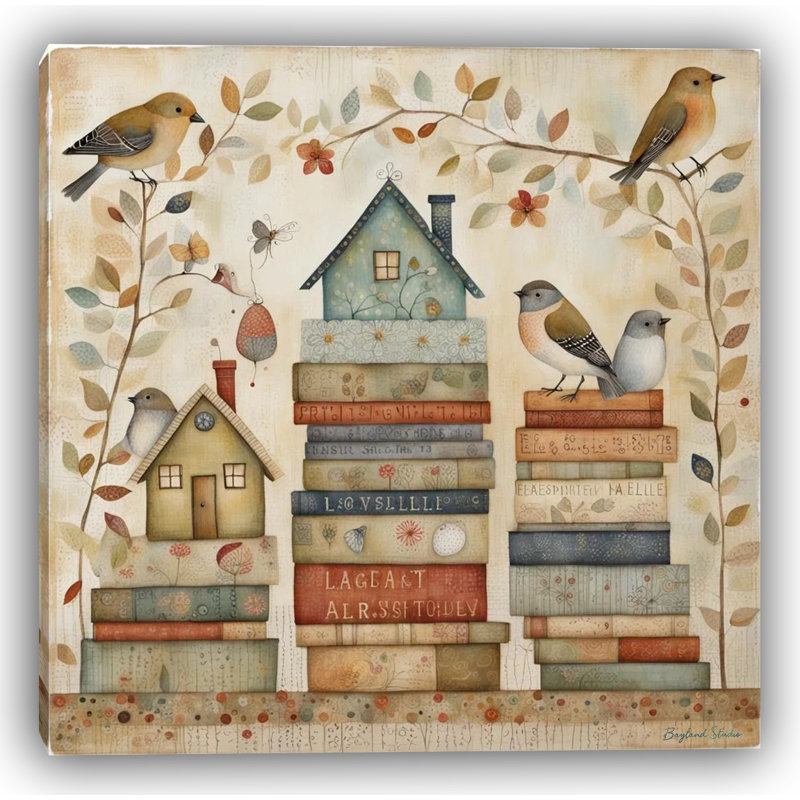 «Storybook Perch Bird» et art sur toile