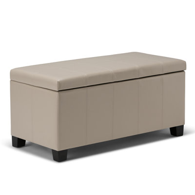 Repose-pieds rectangulaire avec rangement relevable Dover