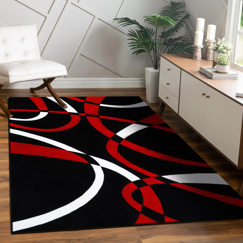Tapis rouge Fichter, Rectangle 5 pi 2 po x 7 pi 2 po