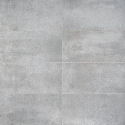 Carreau de mur et de sol en porcelaine d'aspect métallique 12 po x 24 po Fuse (13,56 pieds carrés / boîte)