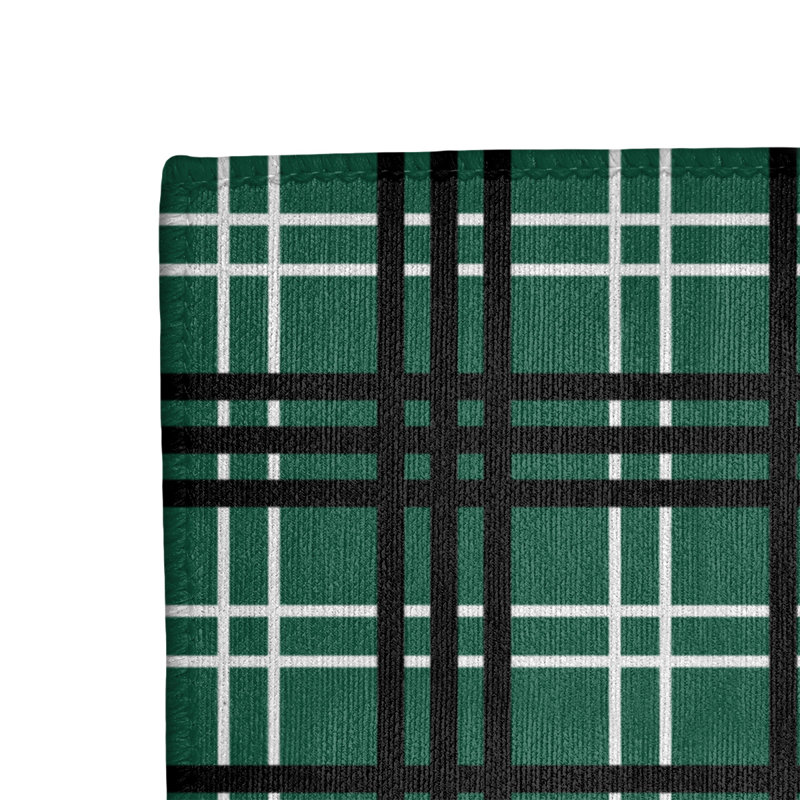 Tapis écossais vert, Tapis de couloir 2 pi 6 po x 8 pi