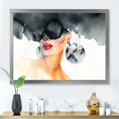 Portrait de femme sexy glamour II - Art mural sur toile glamour