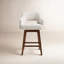 Tabouret de comptoir rembourré Lainey-104838744