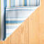 Tapis bleu en coton tissé à la main Daphne-98730291