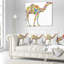 Oreiller Floral Camel Joyeux Abstract