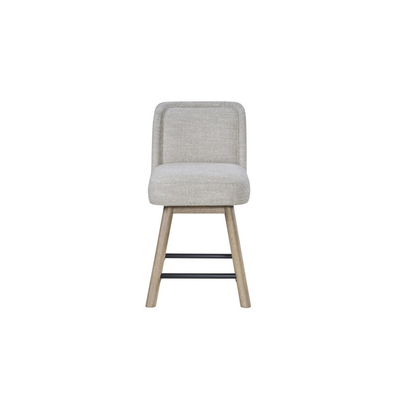 Tabouret pivotant à hauteur de comptoir Zina