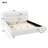 Upholstered Bed With Solid Round Legs