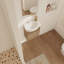 Meuble-lavabo à fermeture en douceur avec lavabo, 16 pouces pour petite salle de bain-818850931