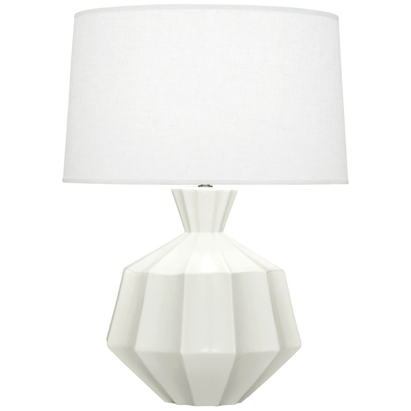 Small Orion Accent Lamp, Matte Lily, 27" H x 19.5" W x 19.5" D