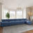 Wynter 6-Piece 189.7" Upholstered Chenille L-Shape Sectional-1438475874