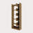 White Bookcase In Melamine With Open Storage