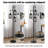 3-Light Floor Lamp, Dimmable With Foot Switch, Industrial Hanging Cages, LED Bulbs Included-1791500163-1764474975