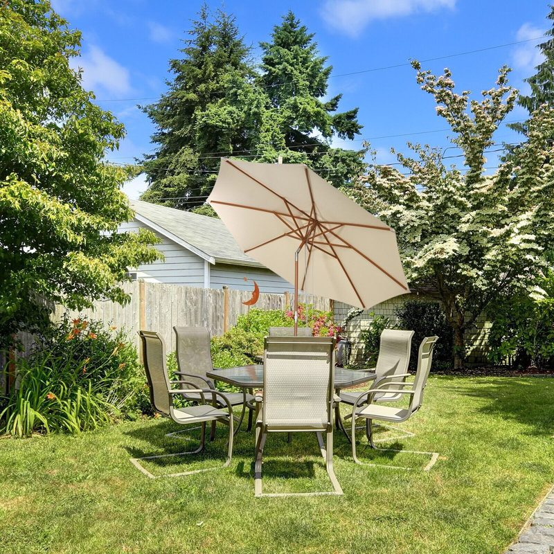 271cm Tilt Market Parasol