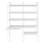 Hitch Metal Base Leaning / Ladder Desk-15882570-15882575