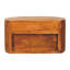 Table de chevet ovale murale