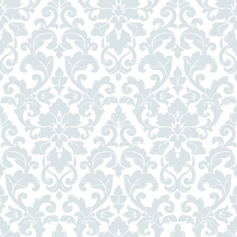 Positano 10m x 52.8cm Matte Wallpaper Roll, White/Blue