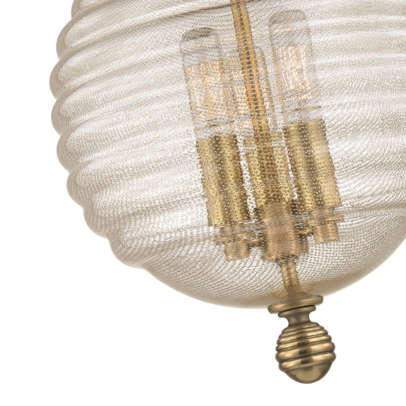 Coolidge 3 - Light Flush Mount, Aged Brass