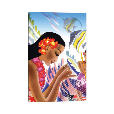 «Hawaii C1940s» par Piddix - impression sur toile tendue