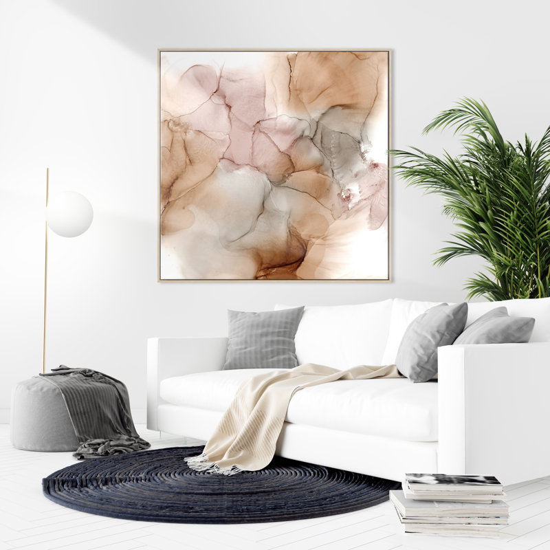 Fern Siebler Lover by Fern Siebler - Print on Canvas, 77.5cm H x 77.5cm W x 4cm D, Black Framed