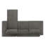 Canapé d'angle modulaire en L avec coussins double couche de L 113 po-1600477894