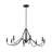 8 - Light Steel Dimmable Chandelier-70048104-70048105