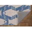 Tapis ivoire et bleu lavable à la machine Fiennes-527003877
